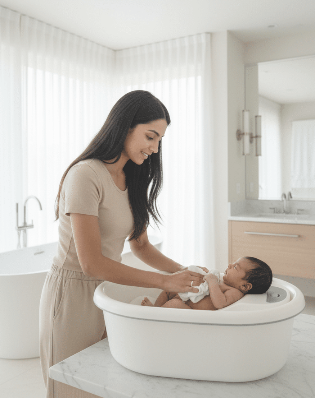 Baby's First Bath: A Simple Step-by-Step Guide for New Parents